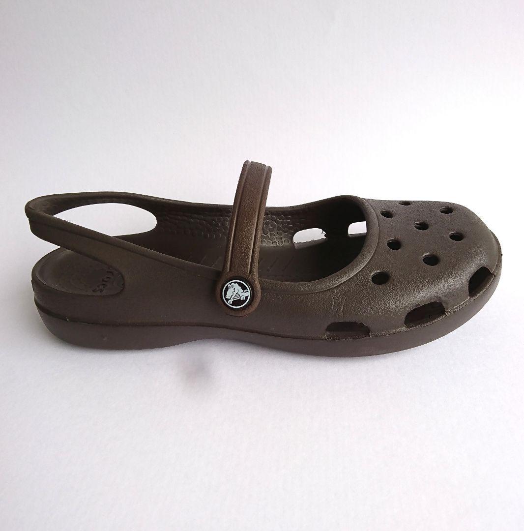 crocs 廃盤✨カリン メリージェーン W7 23cm ストラップ