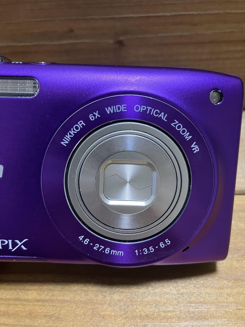 Nikon ＣＯＯＬＰＩＸ　Ｓ3300　デジカメ　パープル