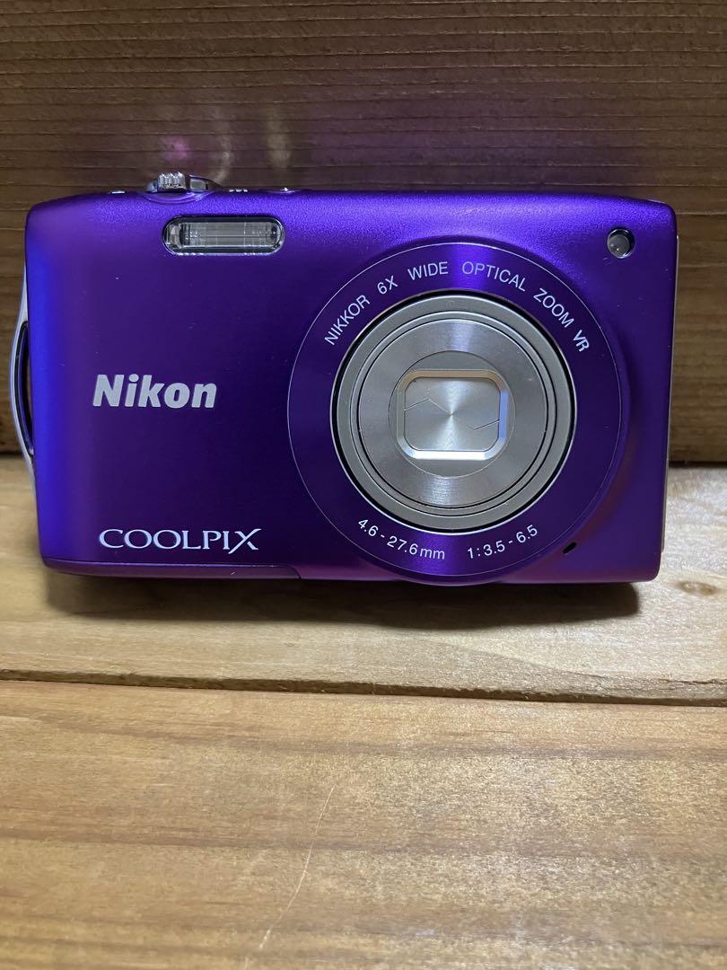 Nikon ＣＯＯＬＰＩＸ　Ｓ3300　デジカメ　パープル