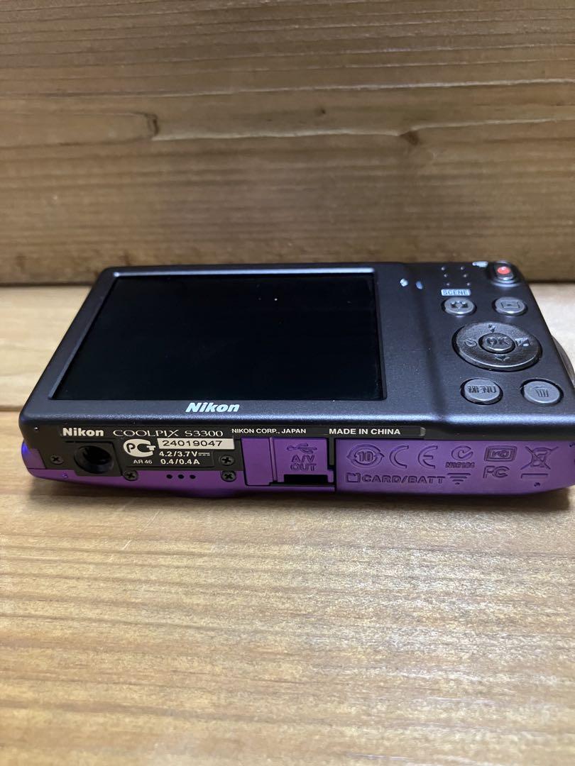 Nikon ＣＯＯＬＰＩＸ　Ｓ3300　デジカメ　パープル