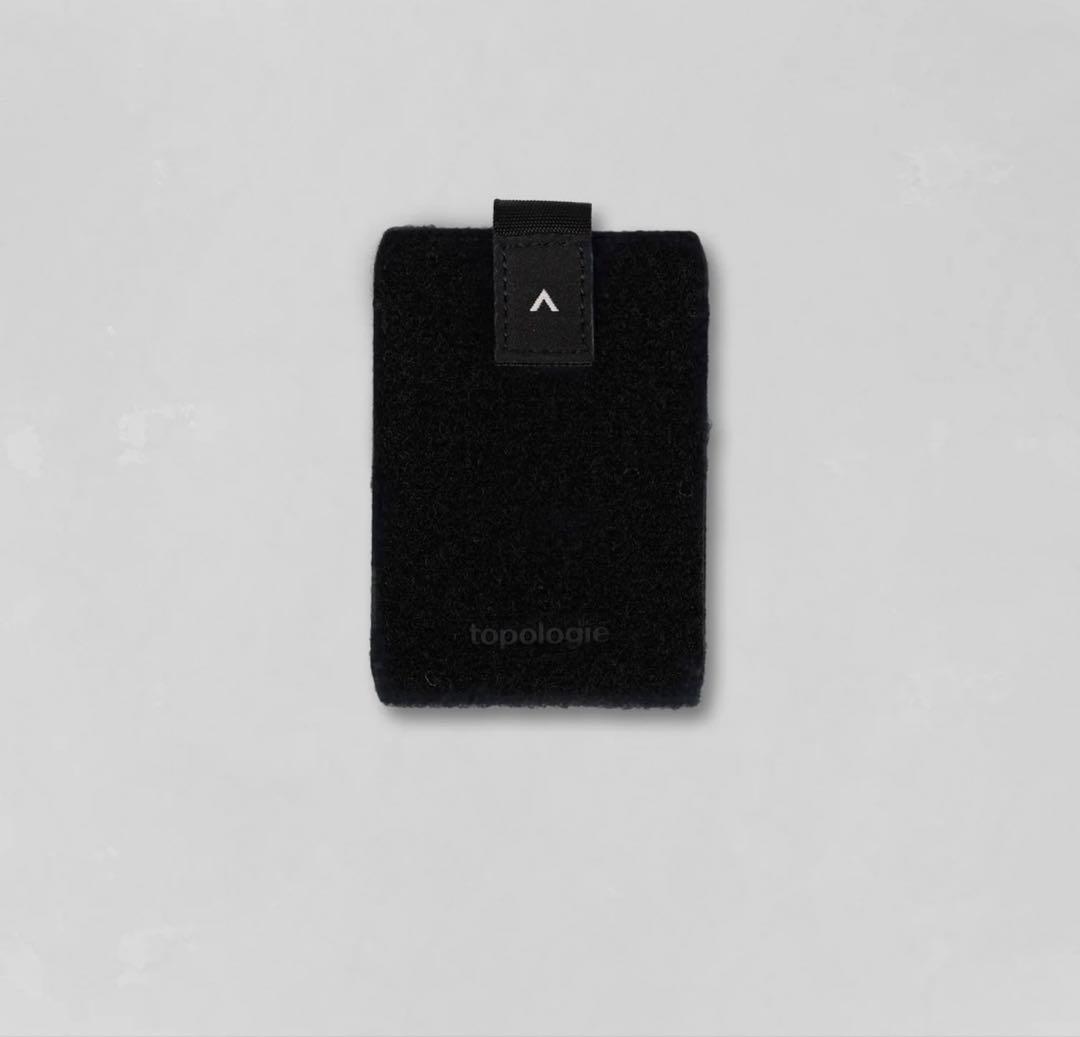 topologie ブラック iPhone用ソフトケースとカードホルダー topologie ブラック iPhone用ソフトケースとカードホルダー