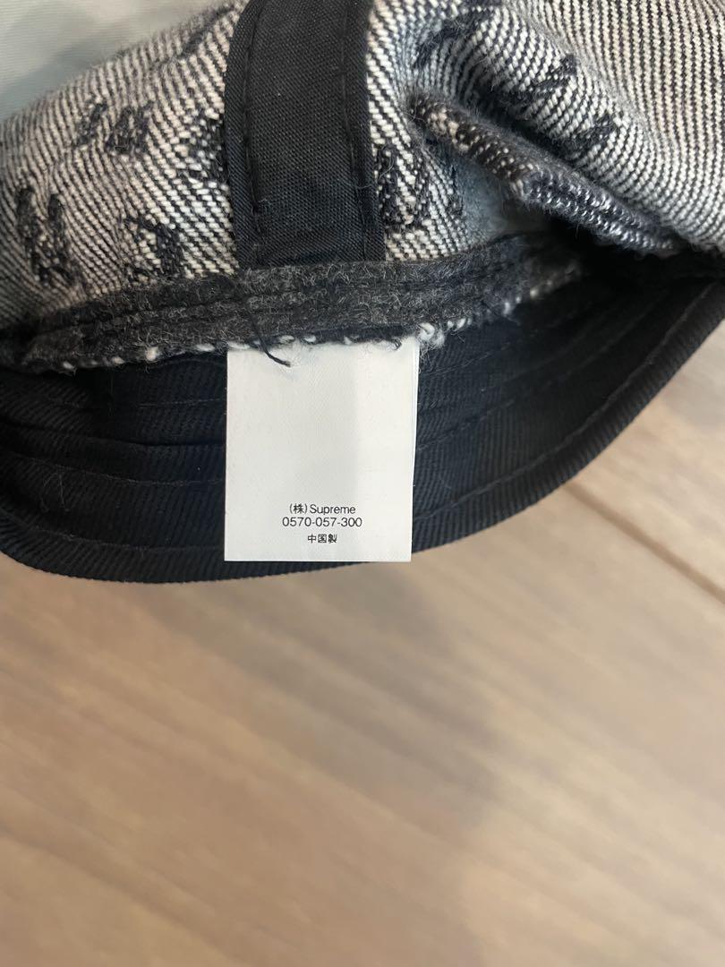 Supreme Warp Jacquard Logos Denim キャップ