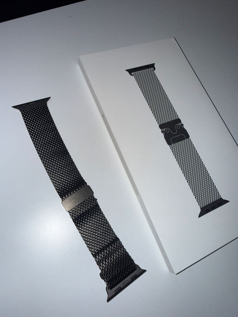 チタニウムミラネーゼループMブラックApple