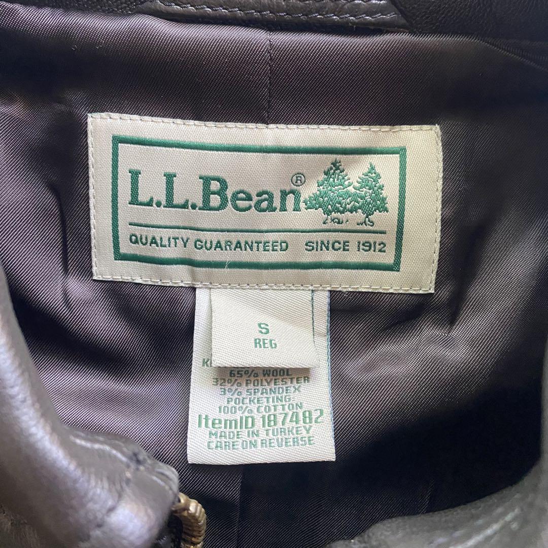 【極美品】 名作 llbean a-2 レザー フライトジャケット 画像8