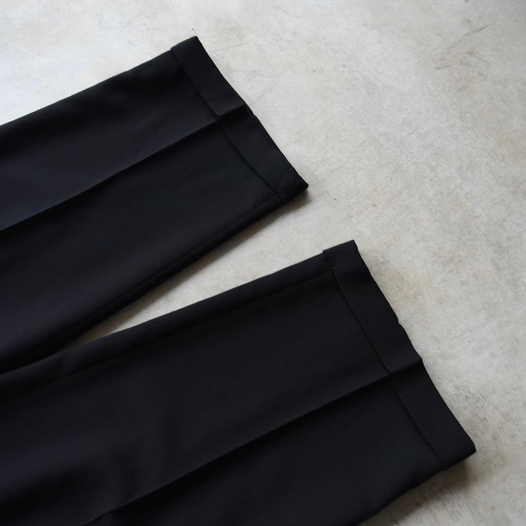 00s SLATES スレイツ ツータックスラックス 黒ブラック W38 L29