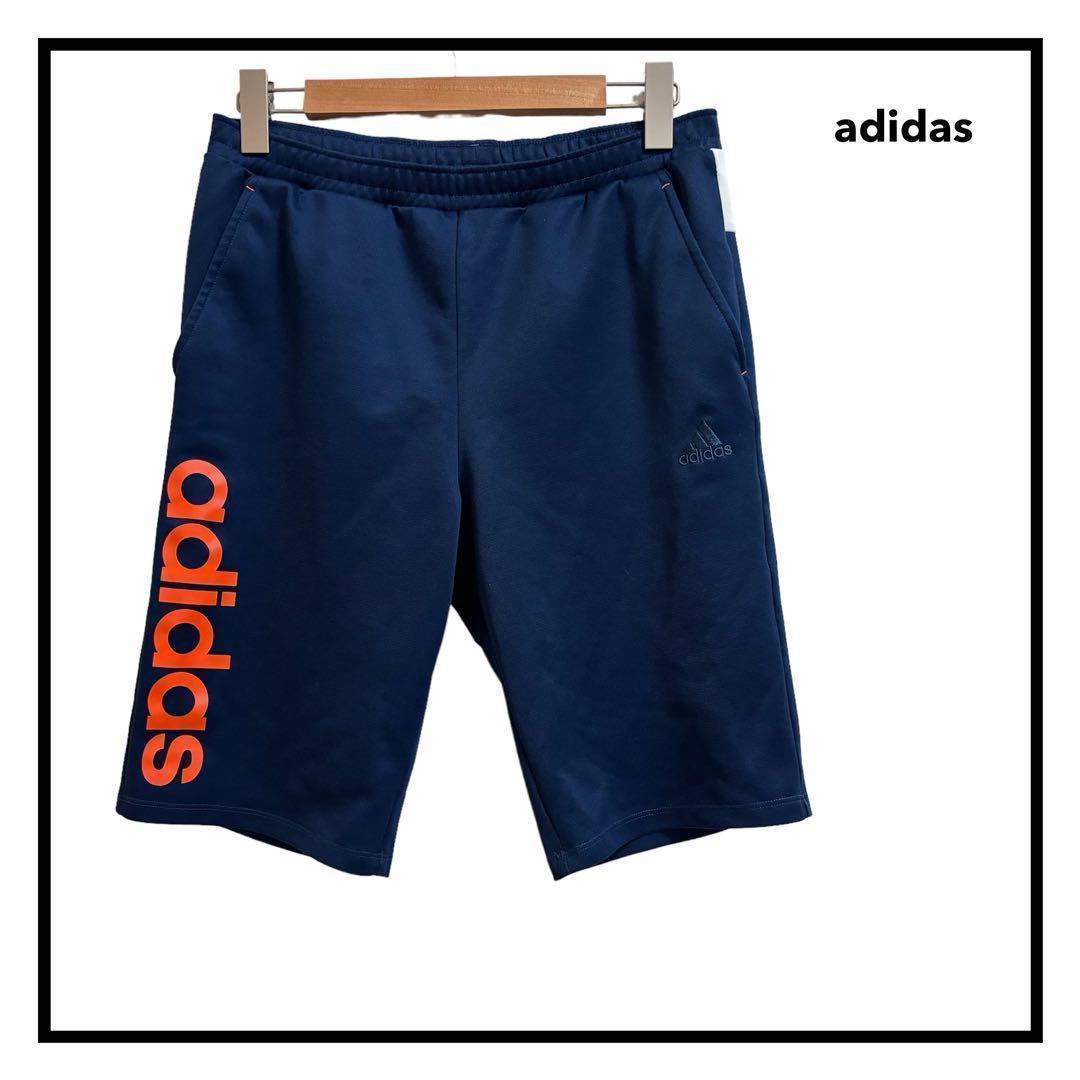 【おすすめハーフパンツ】adidas originals Logo Short Pants ☆【adidas】ハーフパンツ ショートパンツ ネイビー オレンジ