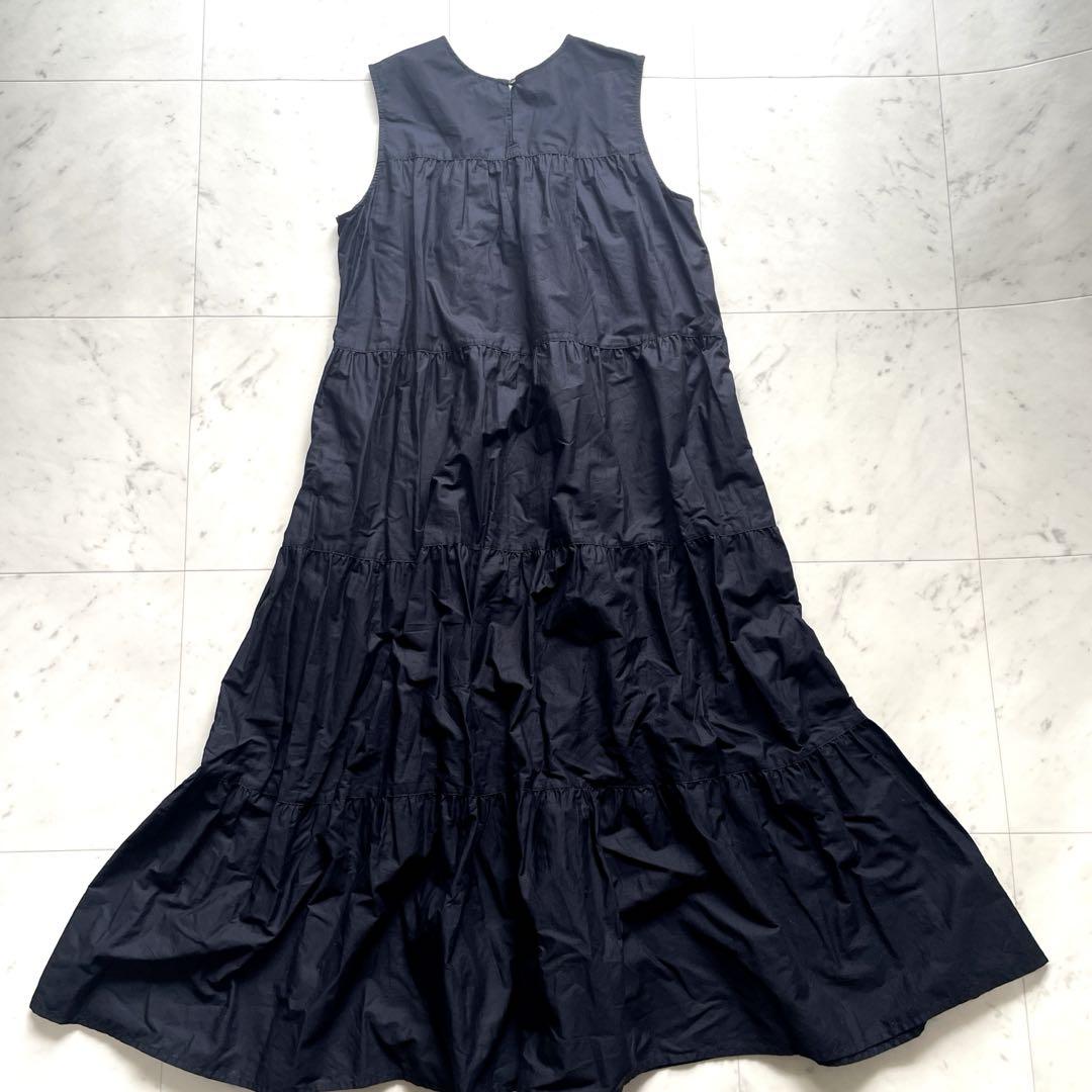 美品 ジムフレックス スリーブレスティアードワンピース ティアードワンピース