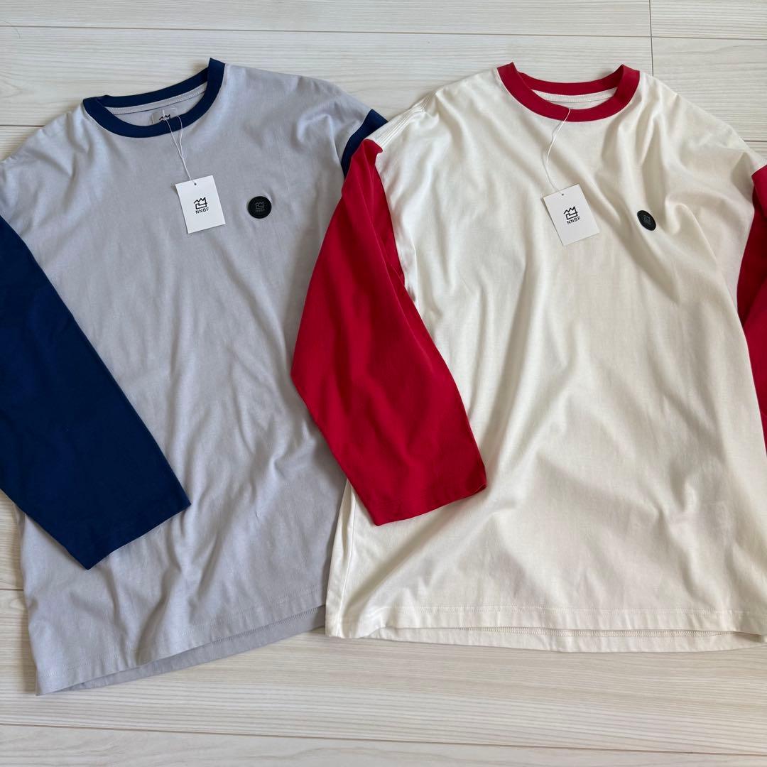 NNBF ペアルック バイ カットソーL
