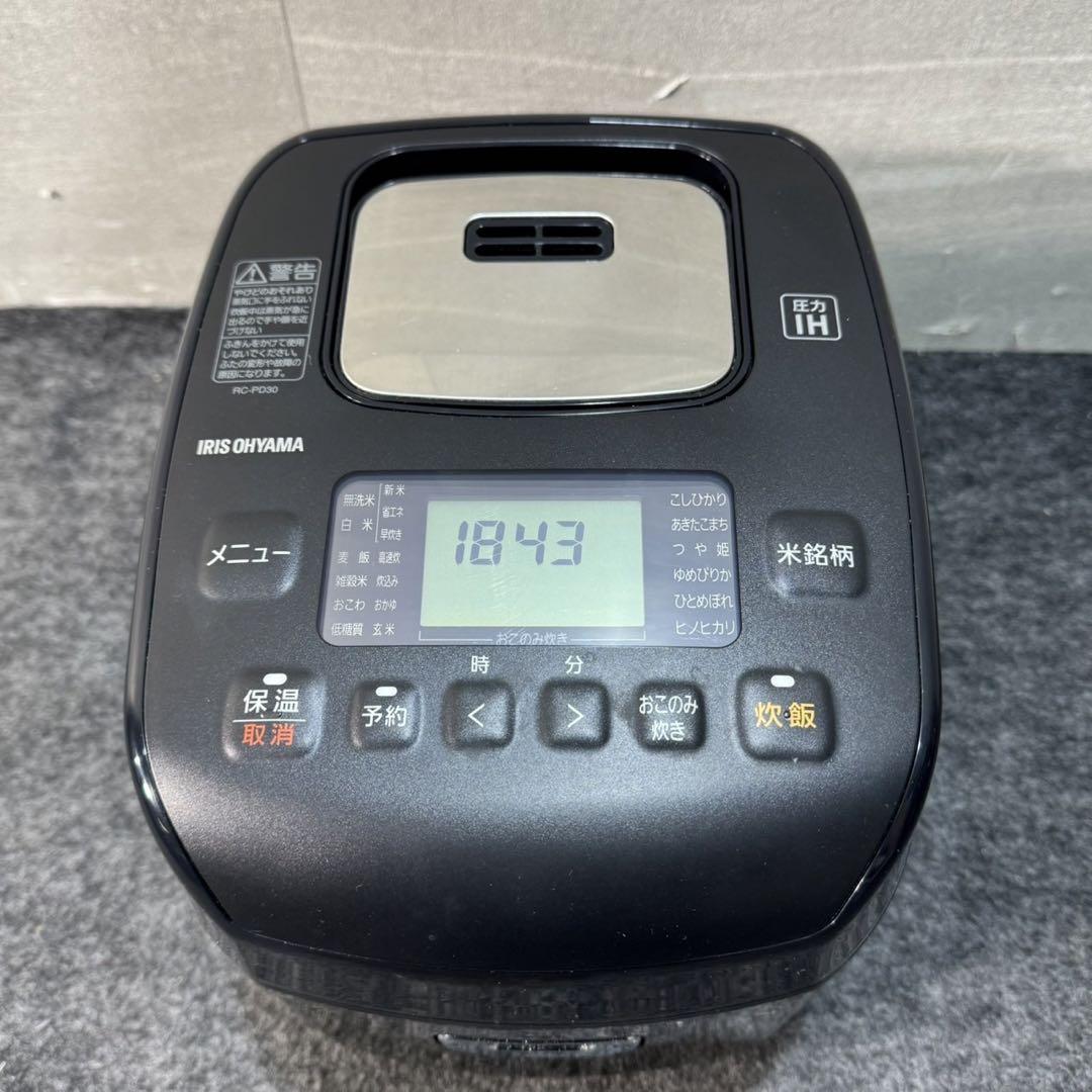 オンライン生活家電・空調 - IRIS OHYAMA 炊飯器 RC-PD30 3合