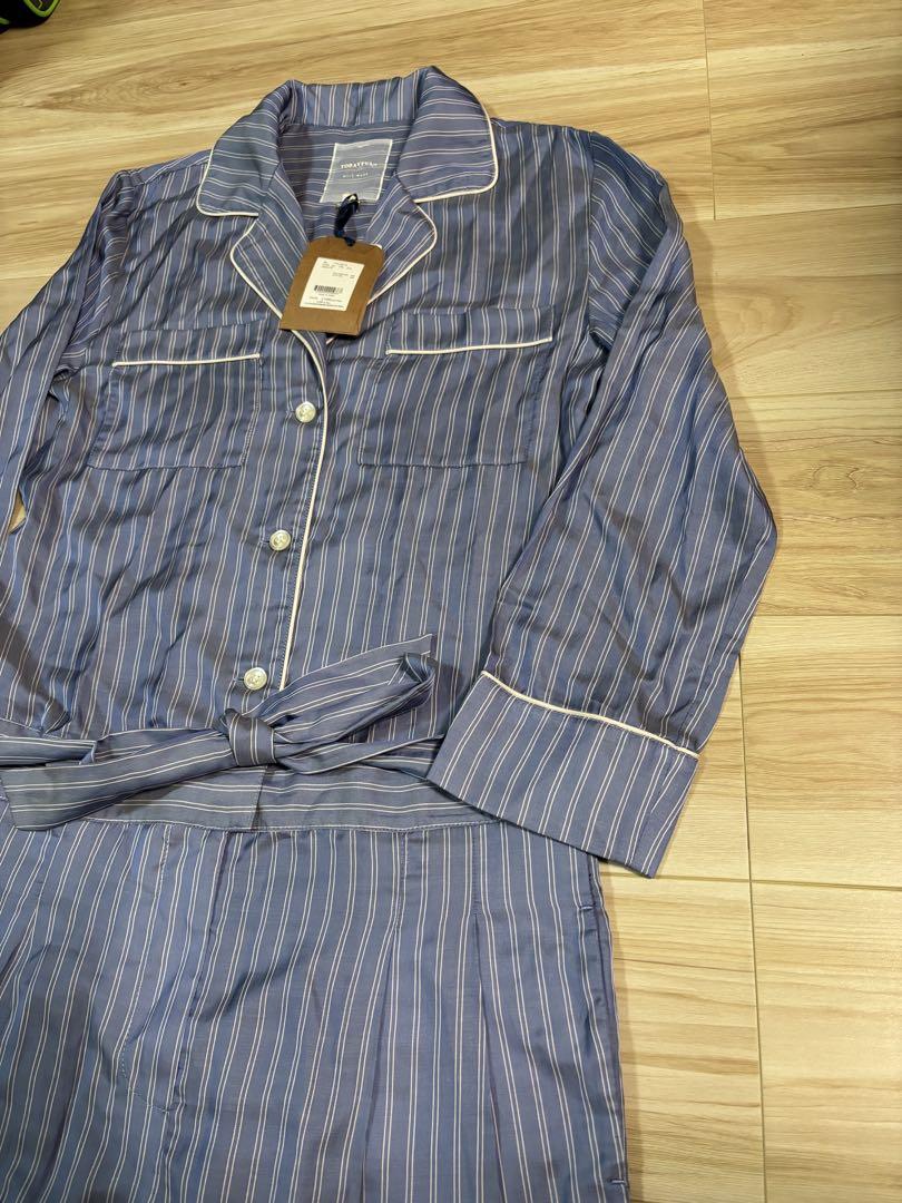 美品　TODAYFUL Stripe Rough コンビネゾンワンピース 腰紐 TODAYFUL Stripe Rough コンビネゾンワンピース 腰紐