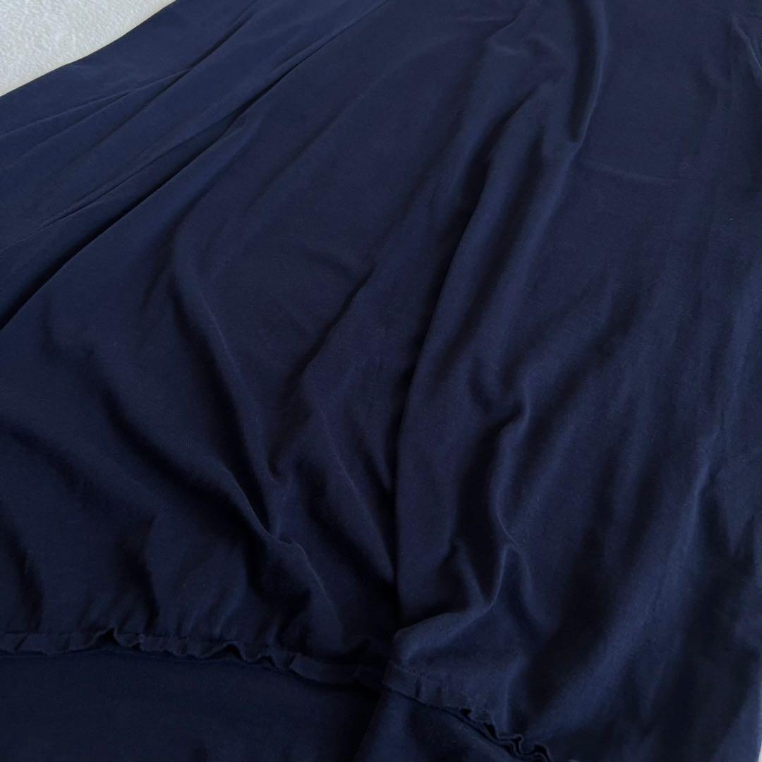 美品 Y’s ワイズ ノースリーブ ワンピース ネイビー ヨウジヤマモト