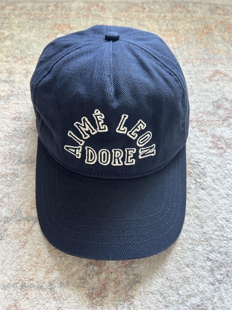 帽子 Aime Leon Dore Collegiate Logo Hat Navy