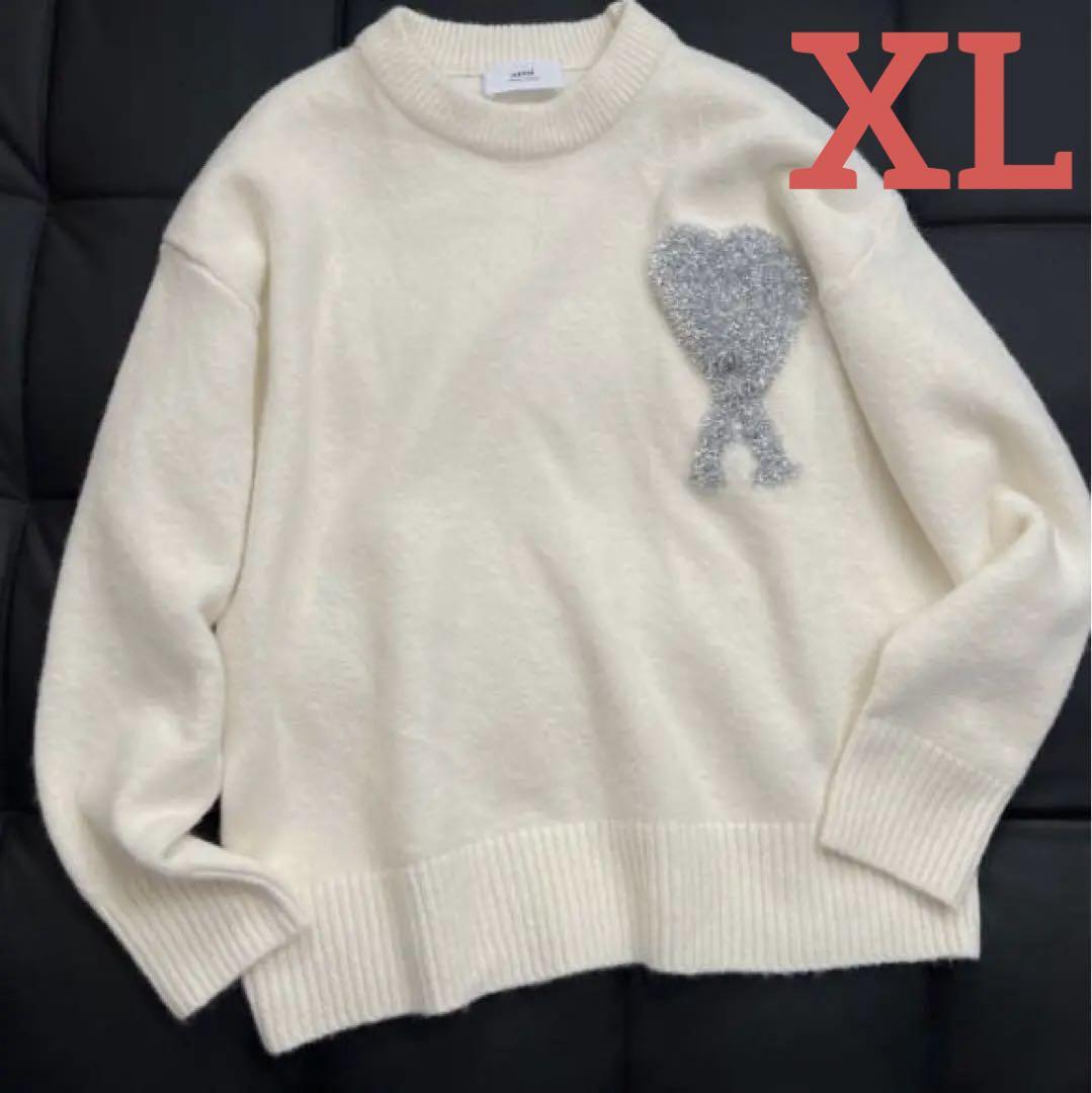 新品 ♥アミパリス AMI ニットセーター XLサイズ 男女兼用 楽天市場】ami paris アミパリス ニット RED ADC SWEATER