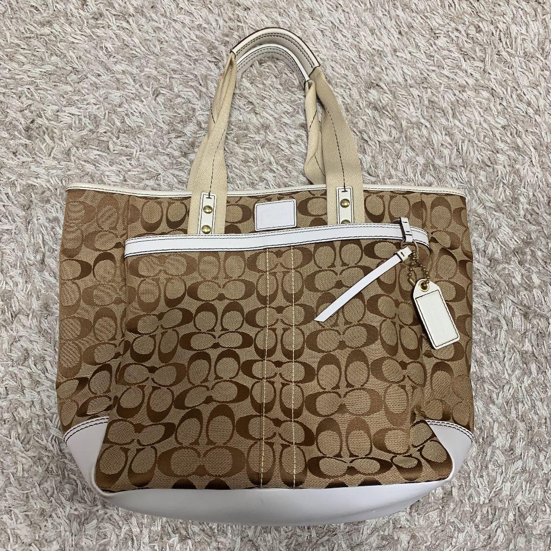 美品 COACH トートバッグ 楽天市場】コーチ COACH バッグ レディース トートバッグ トート
