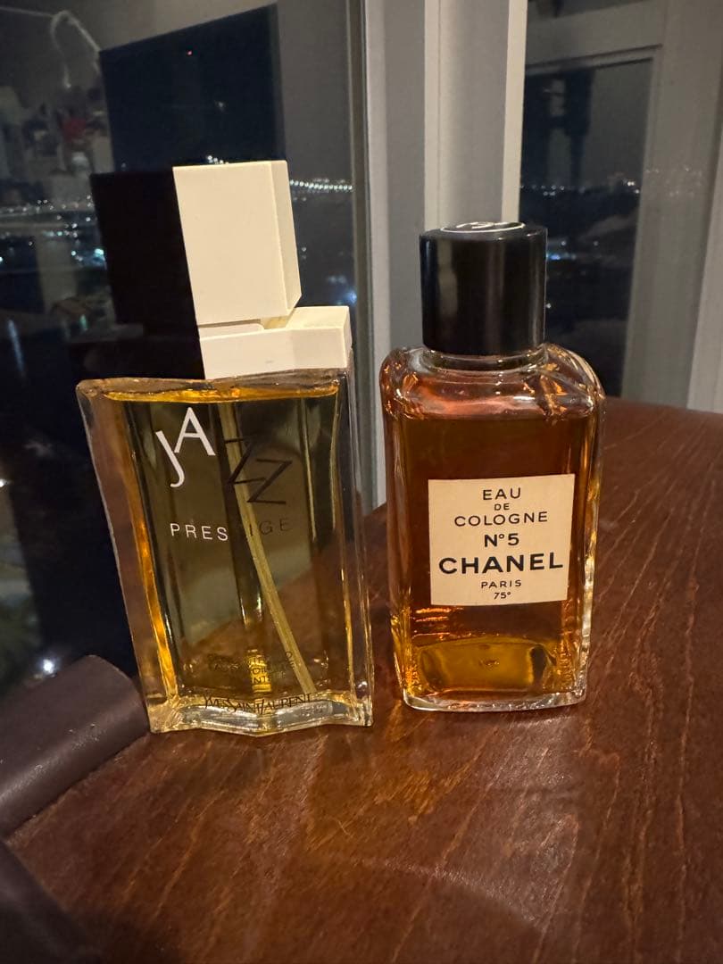 CHANELEaudeCologne No. 5 イブサンローランJAZZ香水