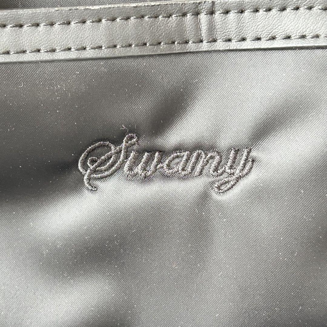 スワニー　キャリーバッグ　ショッピング　旅行　近沢レースコラボ　黒　22L