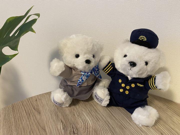 ANA 機内限定販売ペアフライトベア ANAフライトベア(機内限定) - メルカリ