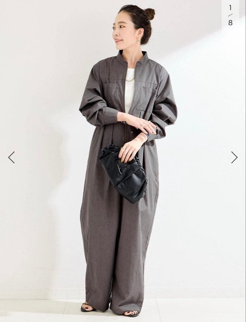 B.C STOCK ジャンプスーツ　オールインワン B.C STOCK（ベーセーストック）の「ファスナー開きジャンプ