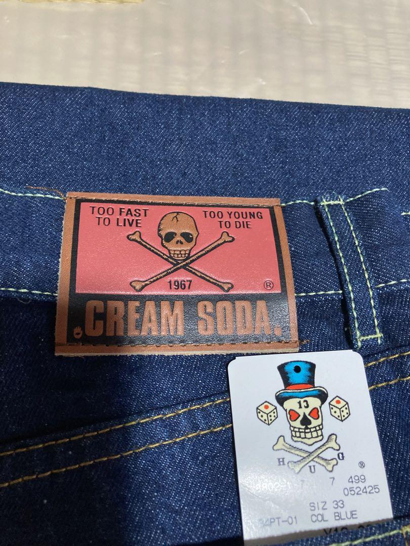 レア物貴重CREAM SODAファイヤーステッチ　Gパン33インチ