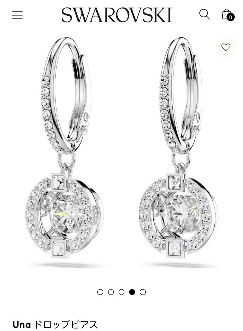 新品 SWAROVSKI Una スパーリングダンス ピアス スワロフスキー