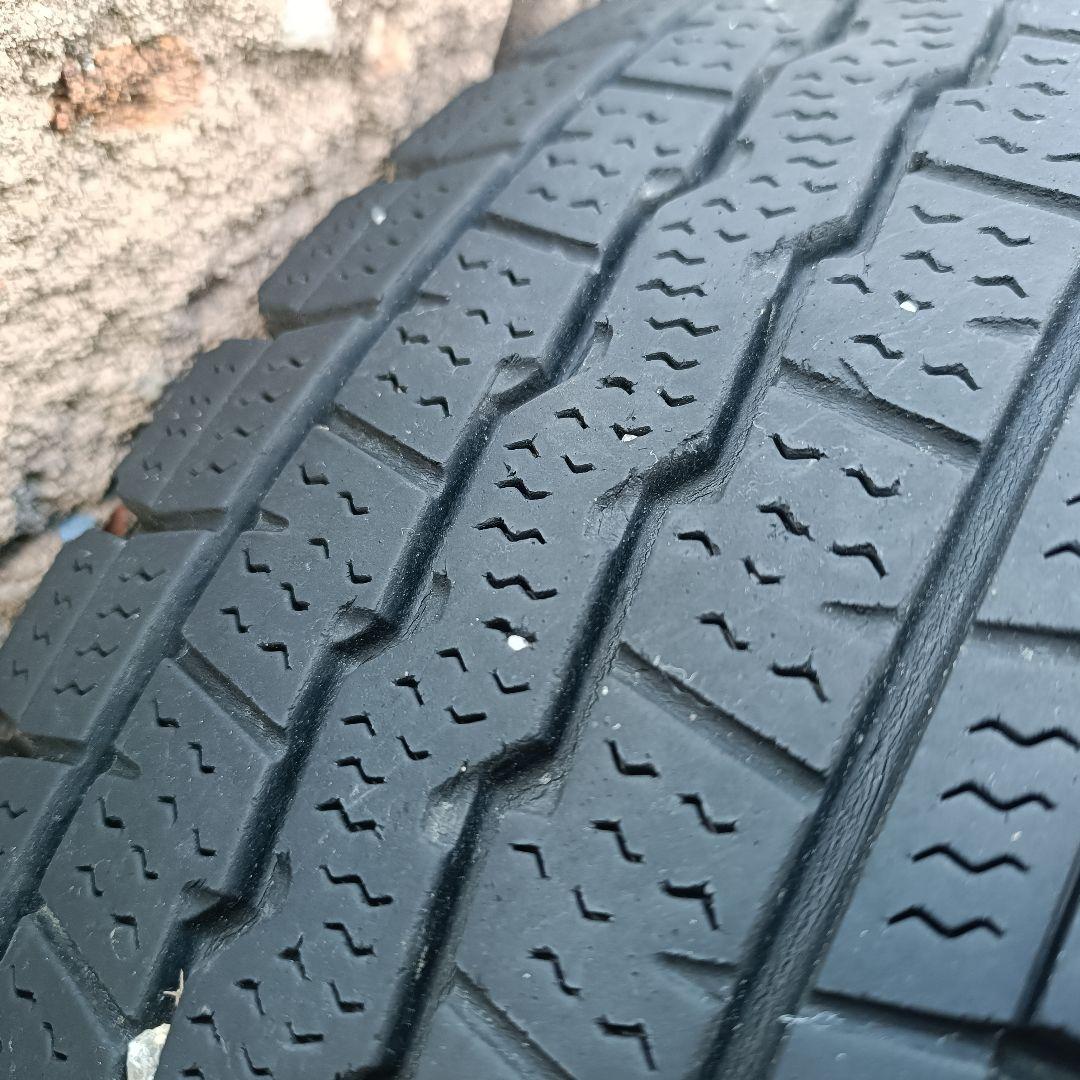 軽トラ アルミホイール＋スタッドレスタイヤ 145R12 6PR ２本セット②