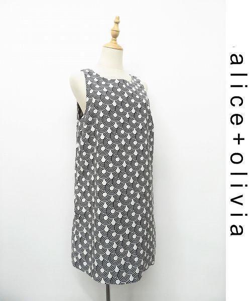 L206/ USA製 alice olivia ノースリーブワンピース ドレス