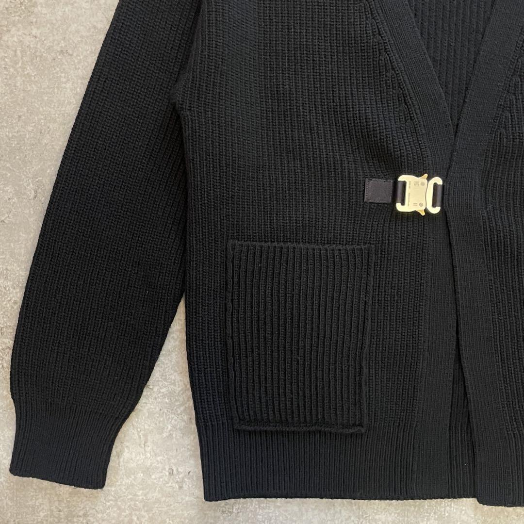 トップス 1017 ALYX 9SM BUCKLE CARDIGAN Black S