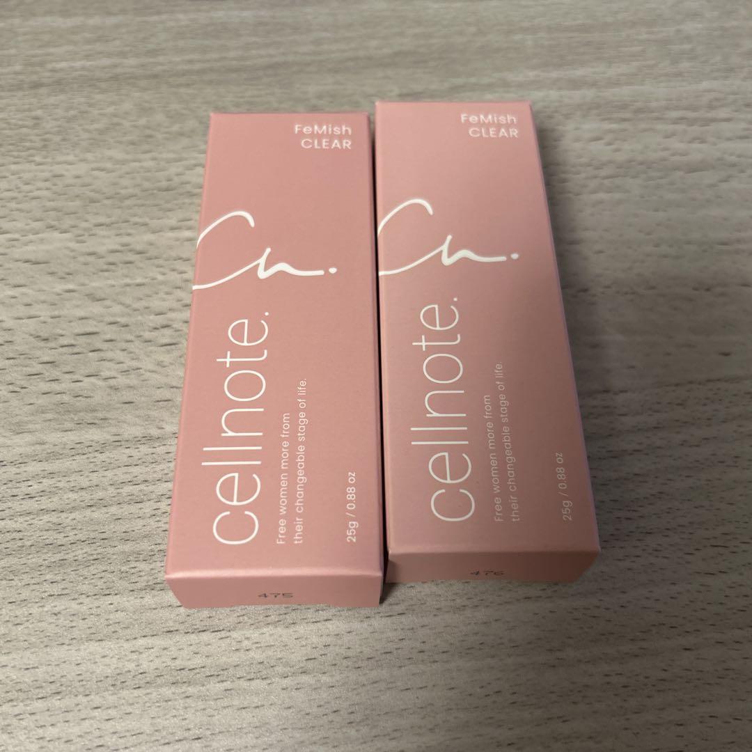 cellnote FeMinh CLEAR 25g 2本セット