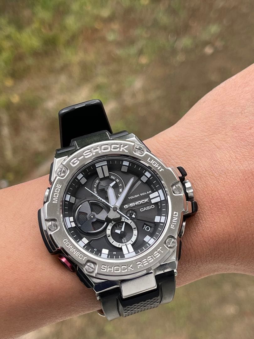 G-SHOCK Tough Solar 腕時計 ブラック/シルバー G-SHOCK Tough Solar 腕時計 ブラック/シルバー