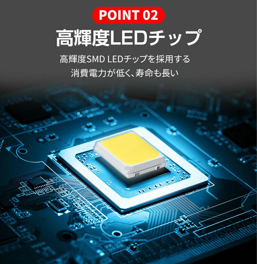 1289 投光器 104W 16000LM 三脚スタンド付き led 調節可能