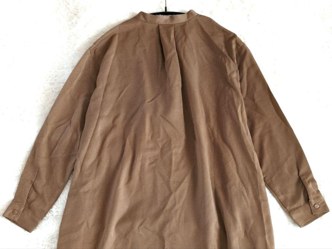 ROSSO URBAN RESEARCH 長袖 シャツ ワンピース ブラウン