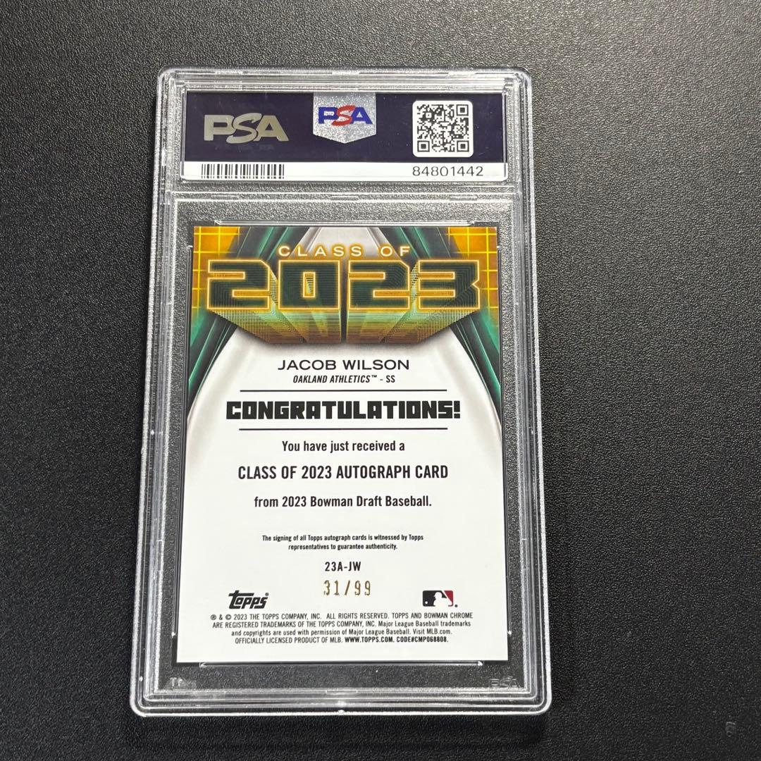 99枚 Jacob Wilson 2025 Bowman サインカード目立った傷や汚れなし UP786_INFO