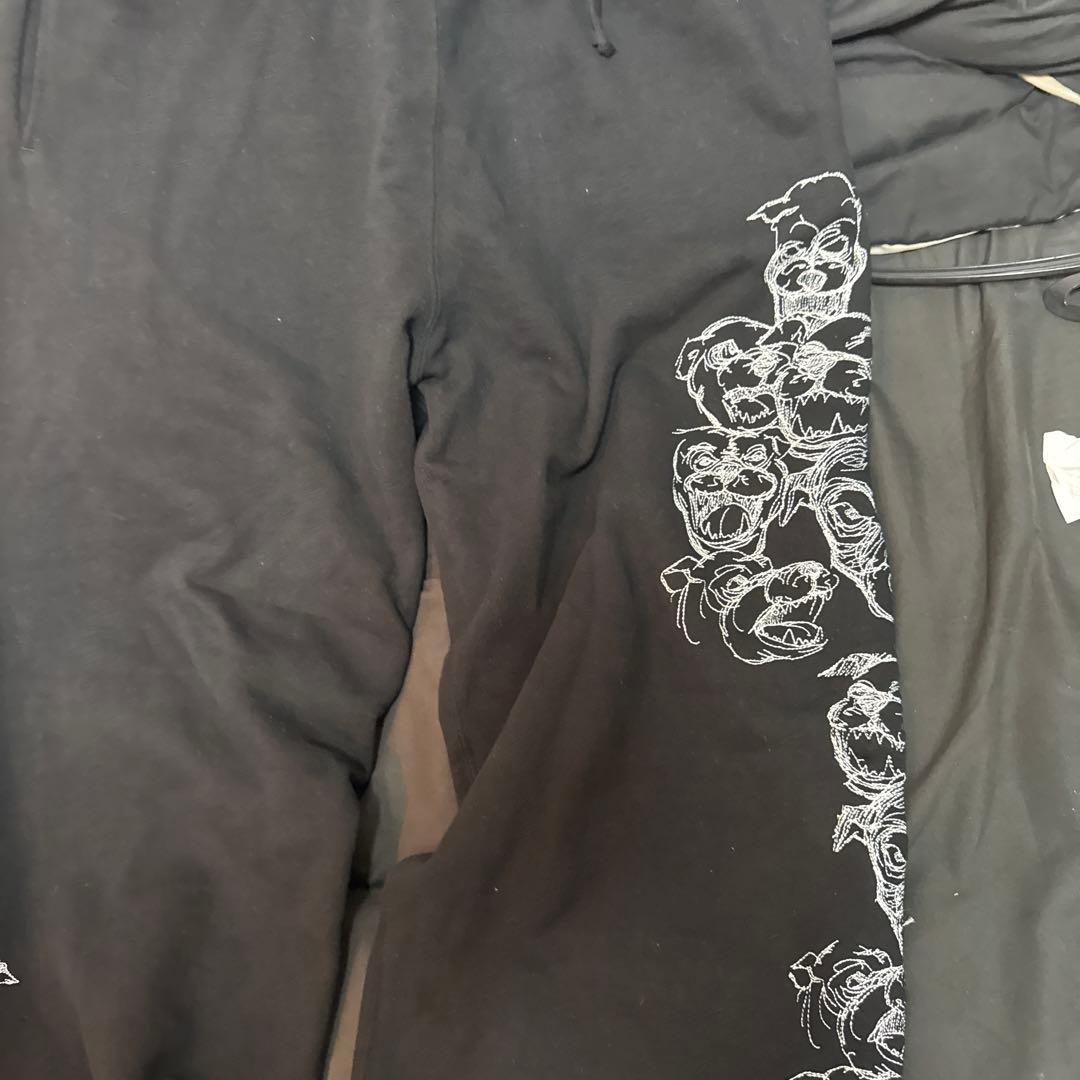 Supreme Pitbulls Embroidered Sweatpant 黒