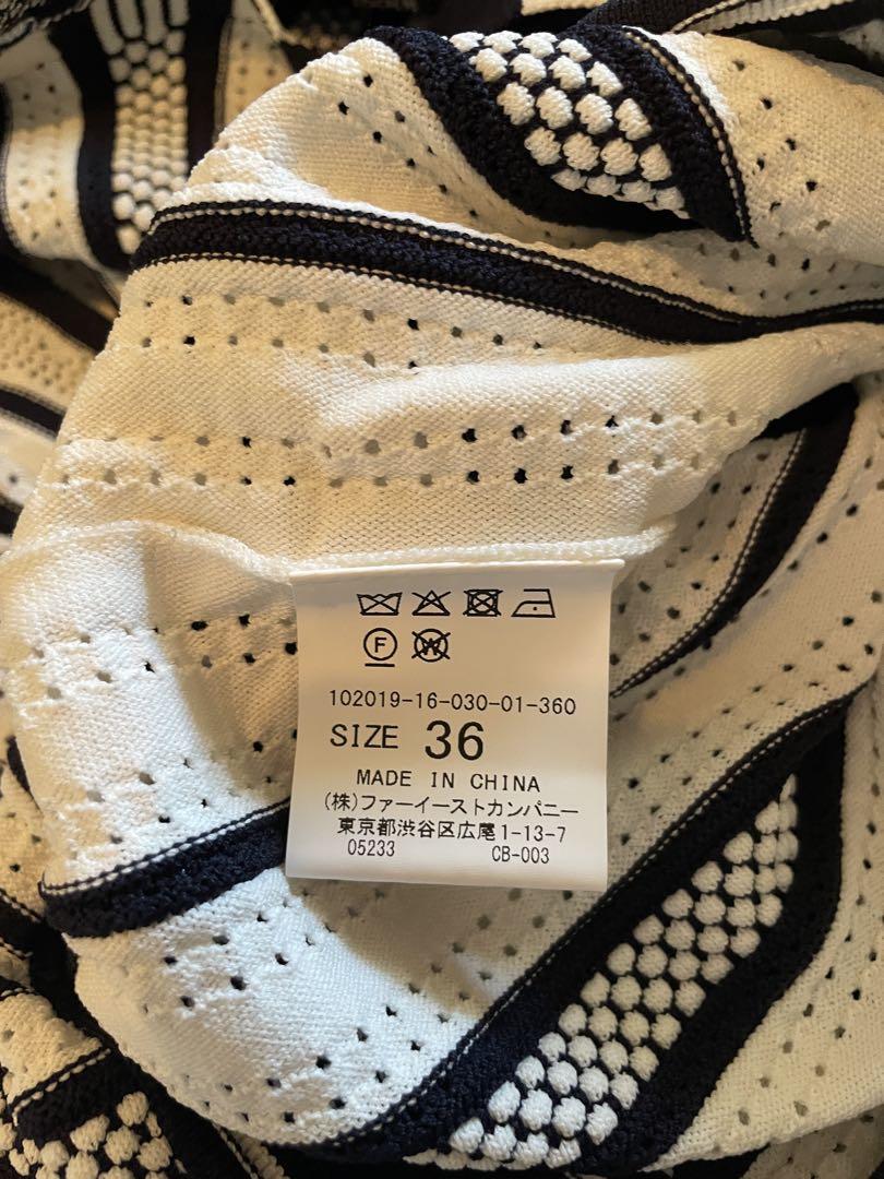 【美品】ANAYI ノースリーブニットワンピース