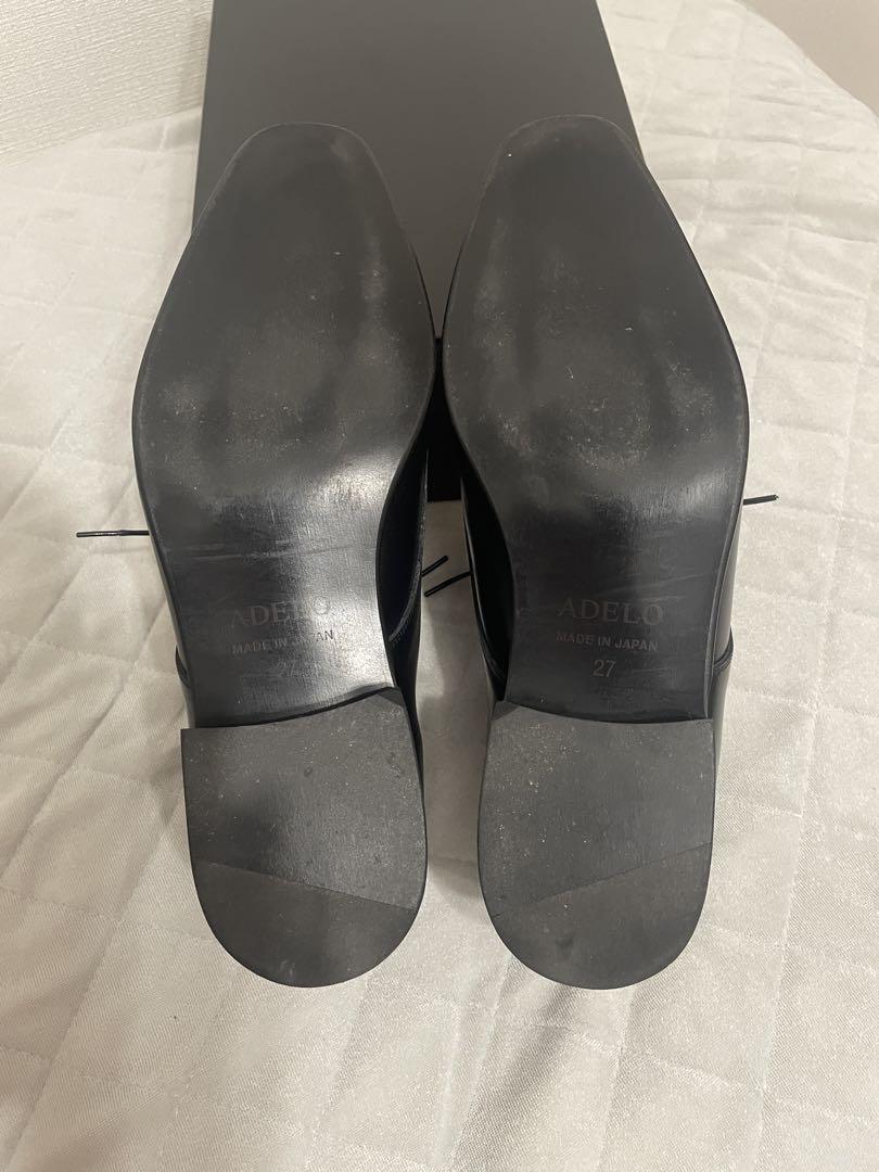 [ADELO]＜6cm UP シークレットシューズ>プレーントゥ