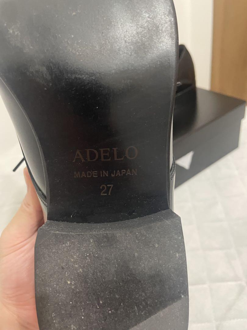 [ADELO]＜6cm UP シークレットシューズ>プレーントゥ