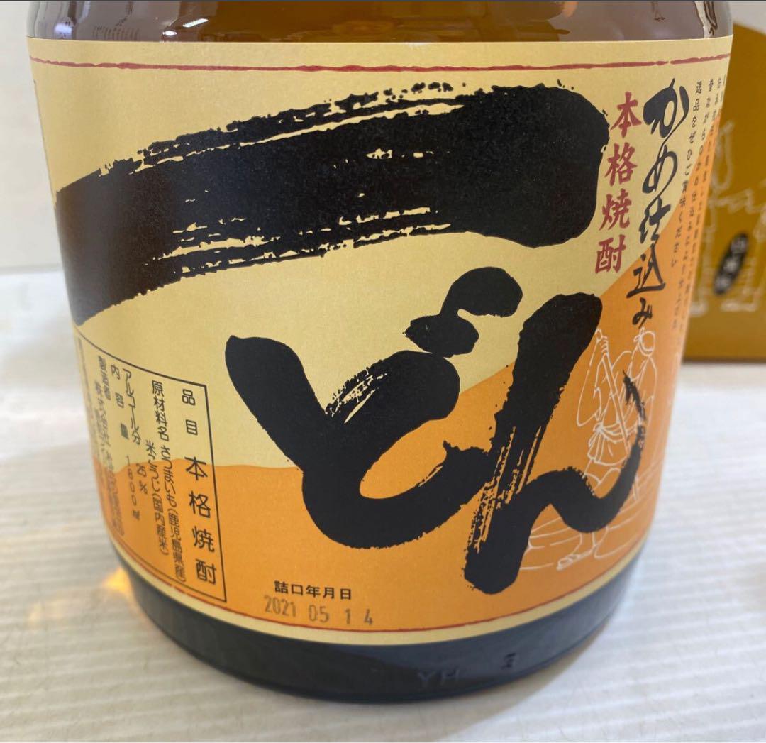 かめ仕込み 本格 芋焼酎 一どん 6本セット プレミア1800ml 25% 未開