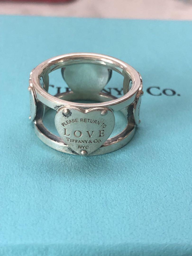 Tiffany ティファニー リターントゥラブ リング キスマイ藤ヶ谷愛用