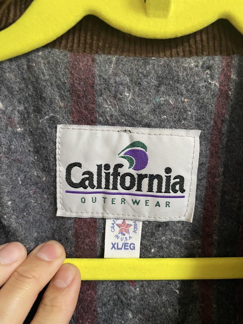 California コーデュロイ襟 ネイビージャケット XL