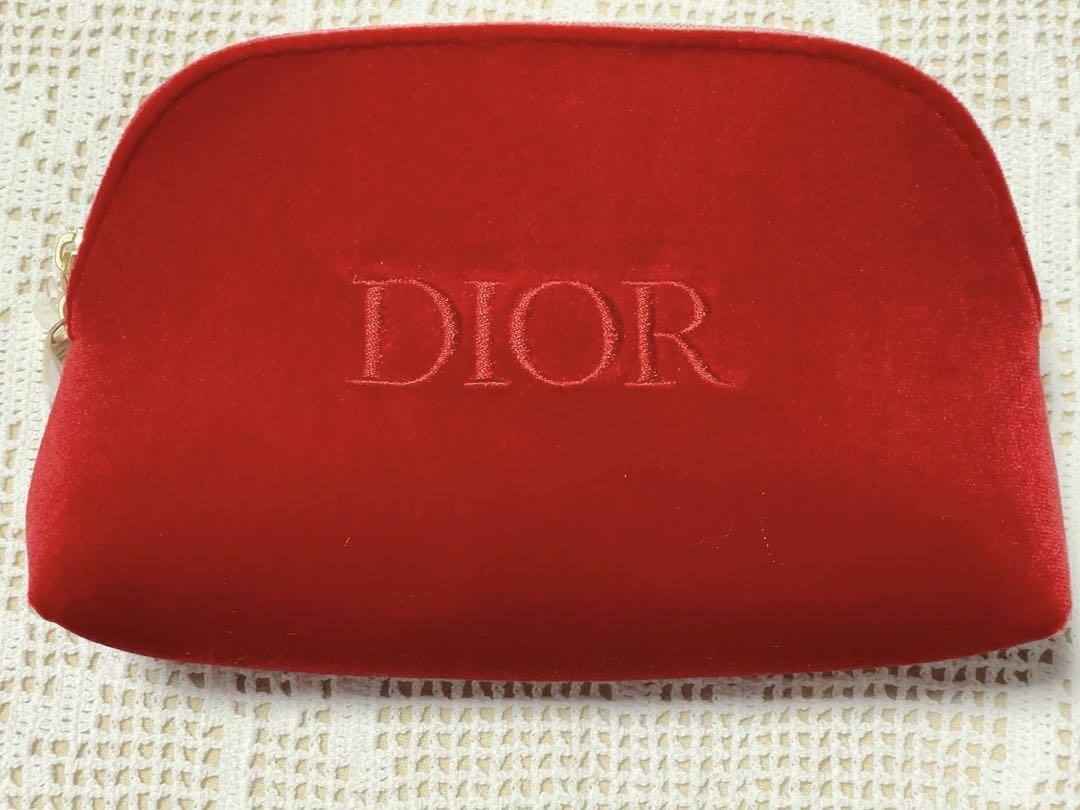 ディオール　ノベルティ　ポーチ 超美品 デニム ポーチ ノベルティ ディオール - Dior ブルー