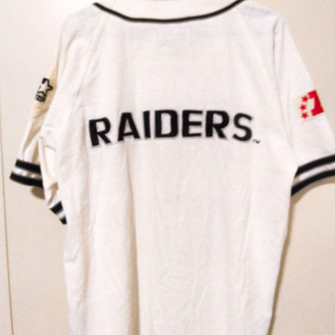 starter raiders ベースボールシャツ 90s 刺繍 ワッペン