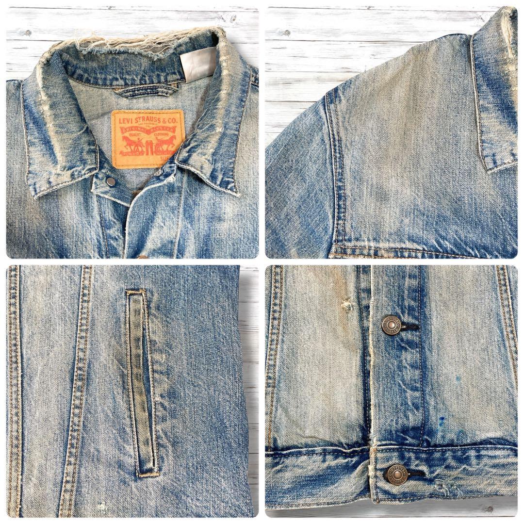 《激レア》Levi's リーバイス☆デニムジャケット XXL ブルー JK400