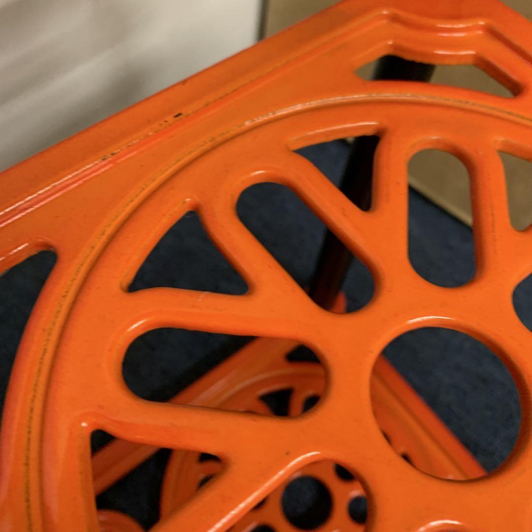 Le Creuset ル・クルーゼ ポットスタンド オレンジ