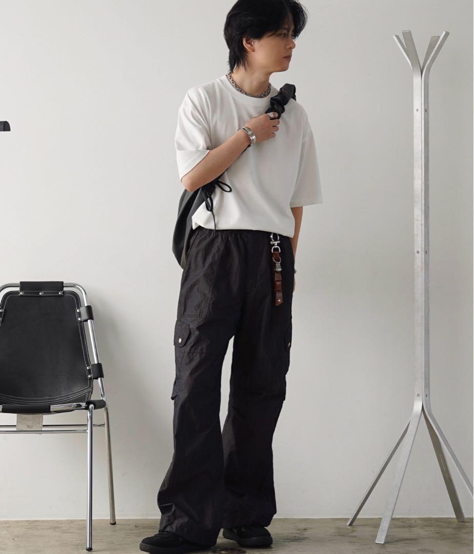【WYM LIDNM】C/N WASHER CURVED FLARE WIDE