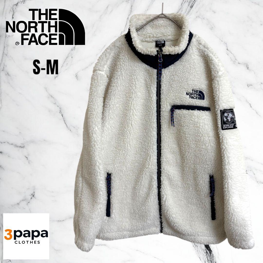 希少 ノースフェイス 刺繍 ワッペン ボア リモフリース ユニセックス S-M