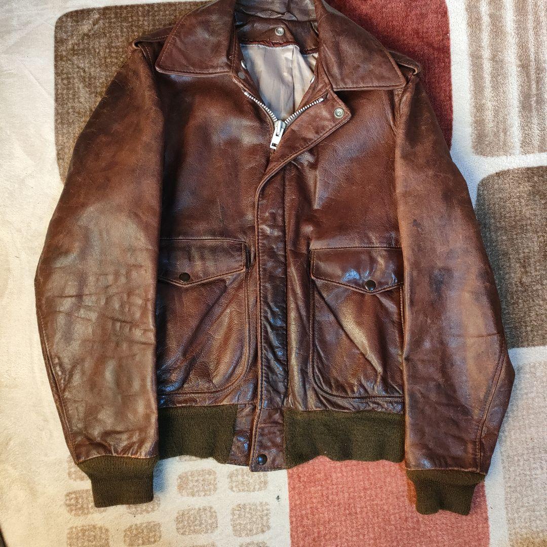 人気定番Schott本革ジャケット184SM ヴィンテージ36.茶.交換可能! 人気定番Schott本革ジャケット184SM ヴィンテージ36.茶.交換可能!