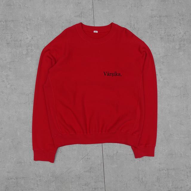 【新品未使用タグ付】Fujimoto / OVER DYED SWEAT レッド