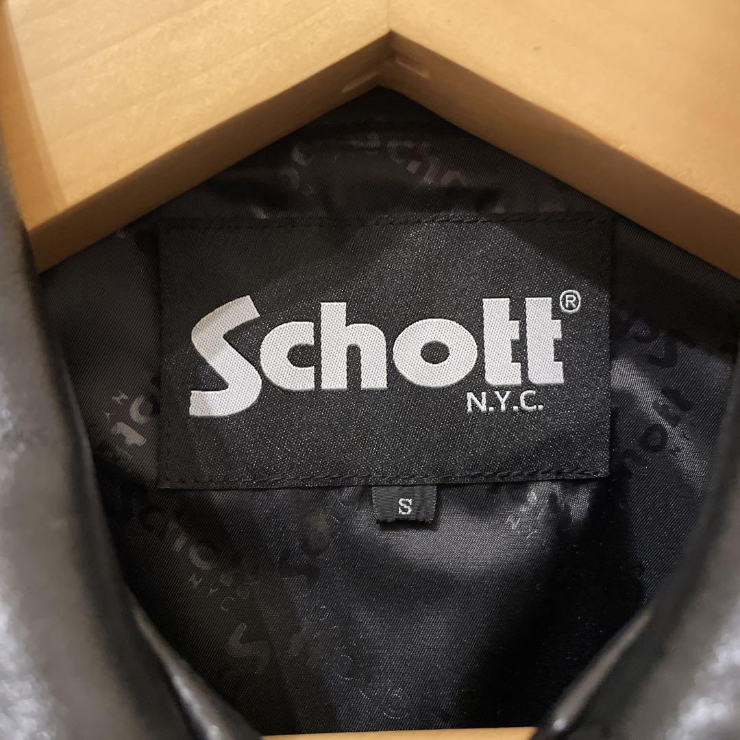 ジャケット・アウター schott LEATHER TRACKER JACKET S