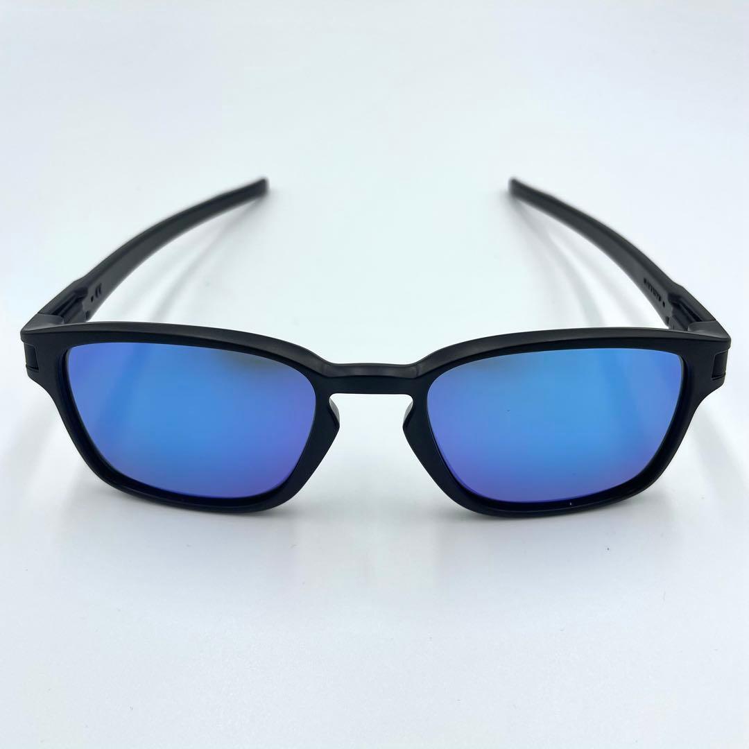 オークリー OAKLEY サングラス LATCH ラッチ マットブラック ブルー オークリー OAKLEY サングラス LATCH ラッチ マットブラック ブルー