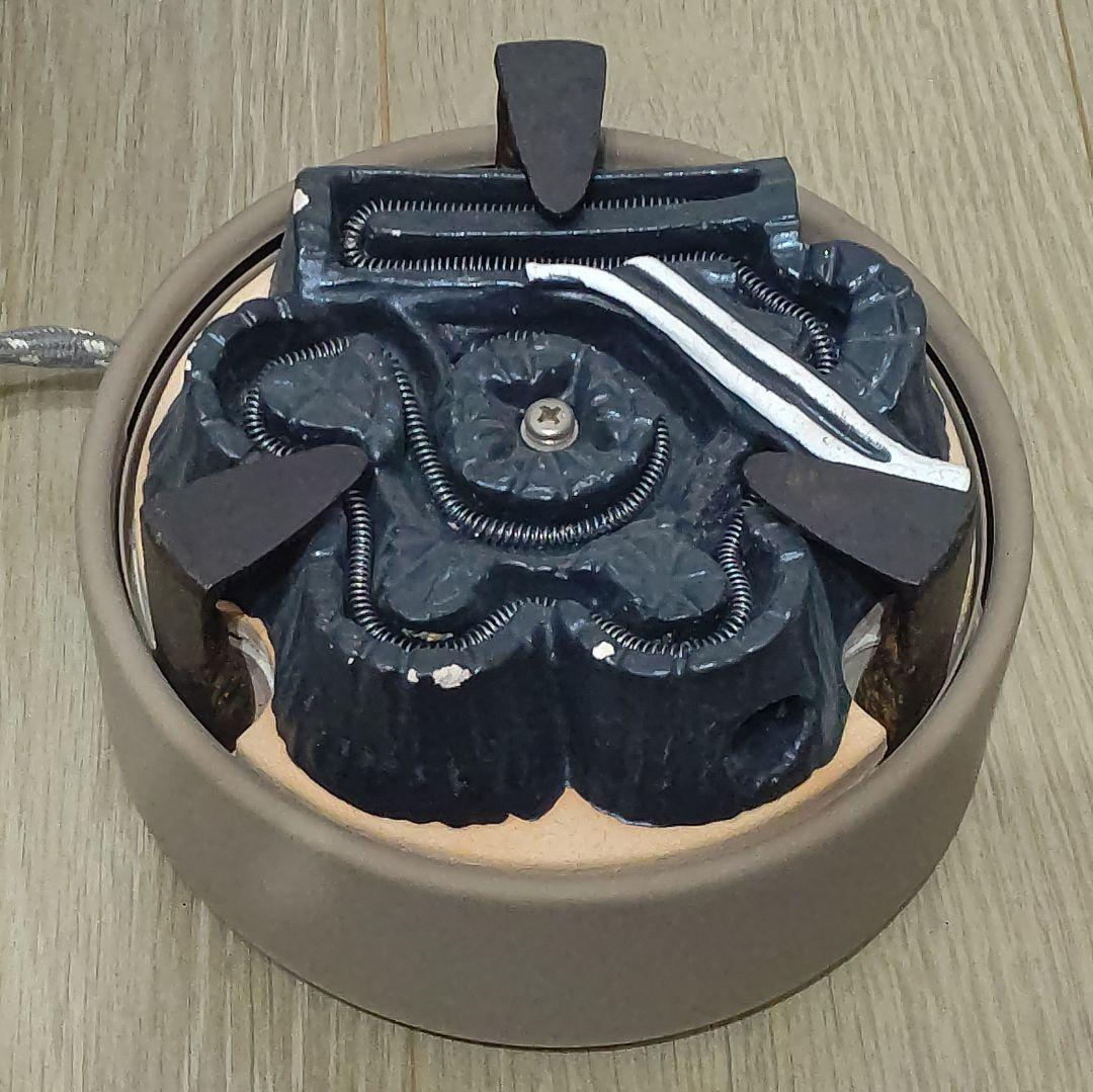 野々田商店 炭型ヒータ一 風炉釜 電熱器 茶道具 創巧野々田 コンロ